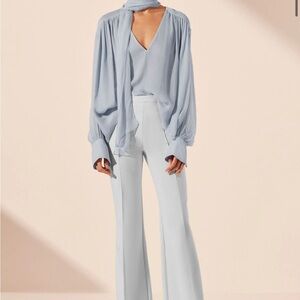 Shona Joy Lani Boot Cut Flared Pant - Sky NWT